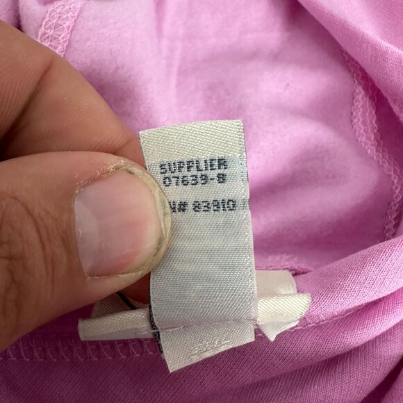 St Johns Bay Womens Quilted Panel Long Sleeve Pullover Hoodie Large Pink - Picture 7 of 9